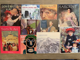 The Friends of the Library book auction table.