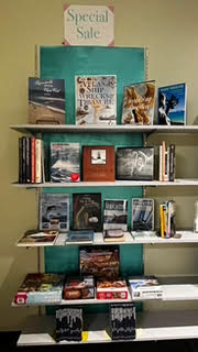 Special sale book shelves.