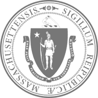 Massachusetts state seal.